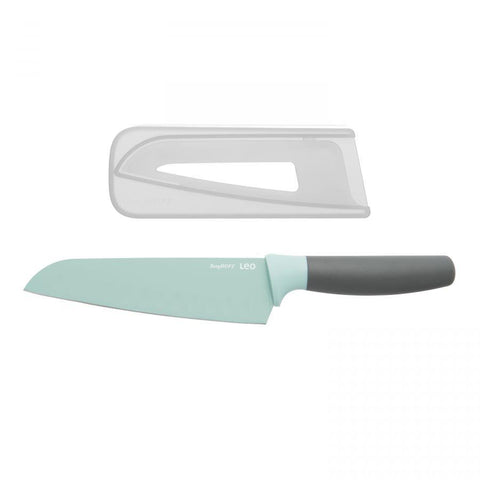 LEO Santokumes mintgroen 17 cm met beschermhoes