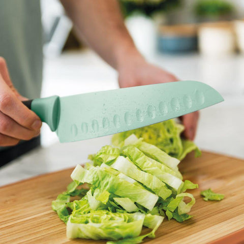 LEO Santokumes mintgroen 17 cm met beschermhoes