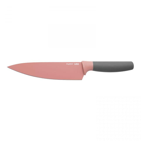 LEO Koksmes roze 19 cm met beschermhoes