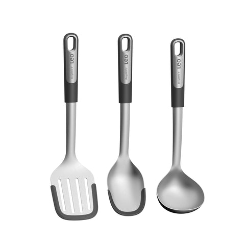LEO 3-delige keukenhulp set Graphite