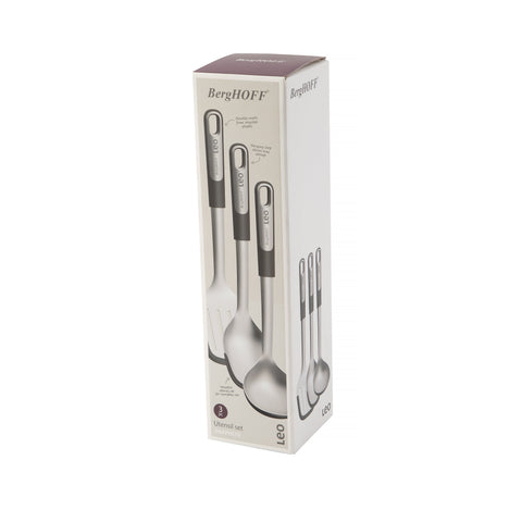 LEO 3-delige keukenhulp set Graphite