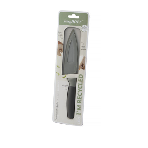 LEO Klein koksmes met kruidenstripper Balance 14cm met beschermhoes